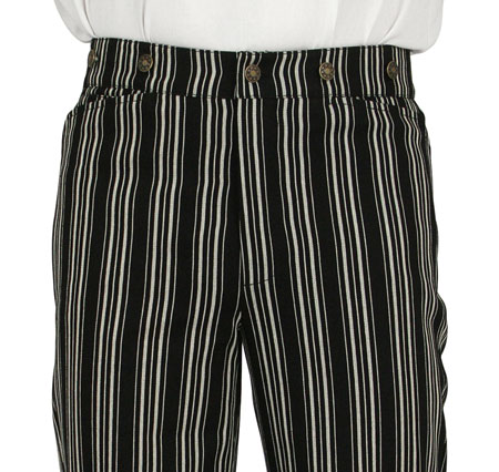 パンツ Age Old The Western Trousers Black Pique Frontier Classics Tombstone Pant - Black - Men's Old West